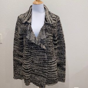 Free People Sweater Jacket Wool Blend Knit Soft size Medium